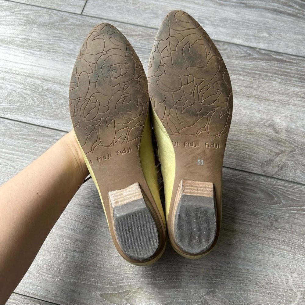 Fidji Lace Up Mary Jane Leather Flats Made in Portugal - Picture 10 of 16